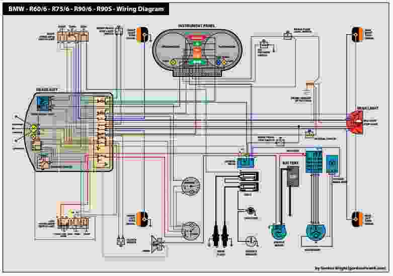 BMW - R60/6 - R75/6 - R90/6 - R90S - Wiring Diagram - Wiring Diagram