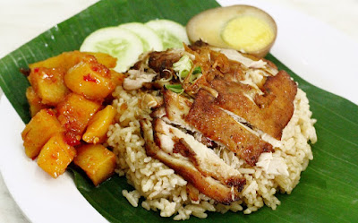 Nasi hainam sederhana