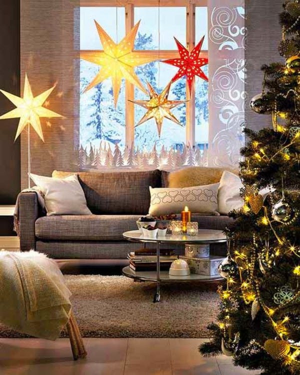 Window Decoration for Christmas spread a great festive mood