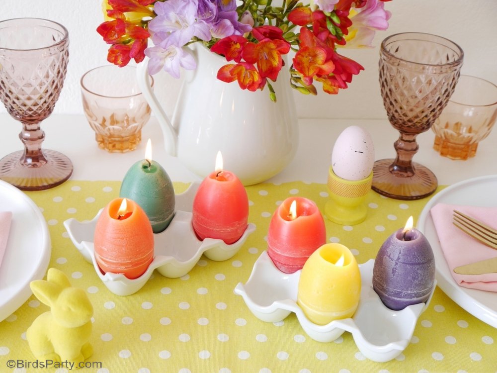 DIY Easter Egg Candles Party Ideas Party Printables Blog