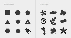 organic shapes geometric shape element graphic visual types