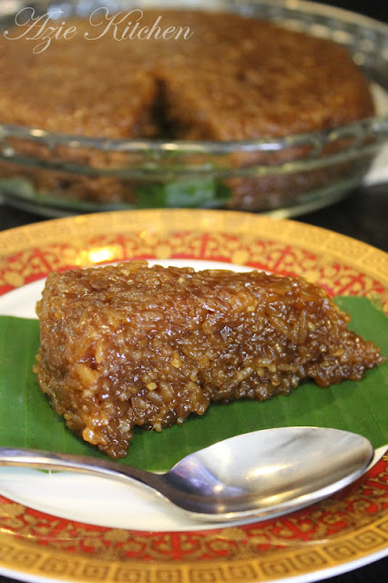 Kuih Wajik aka Nasi Manis Durian Buat Tetamu Istimewa Nur Qaseh