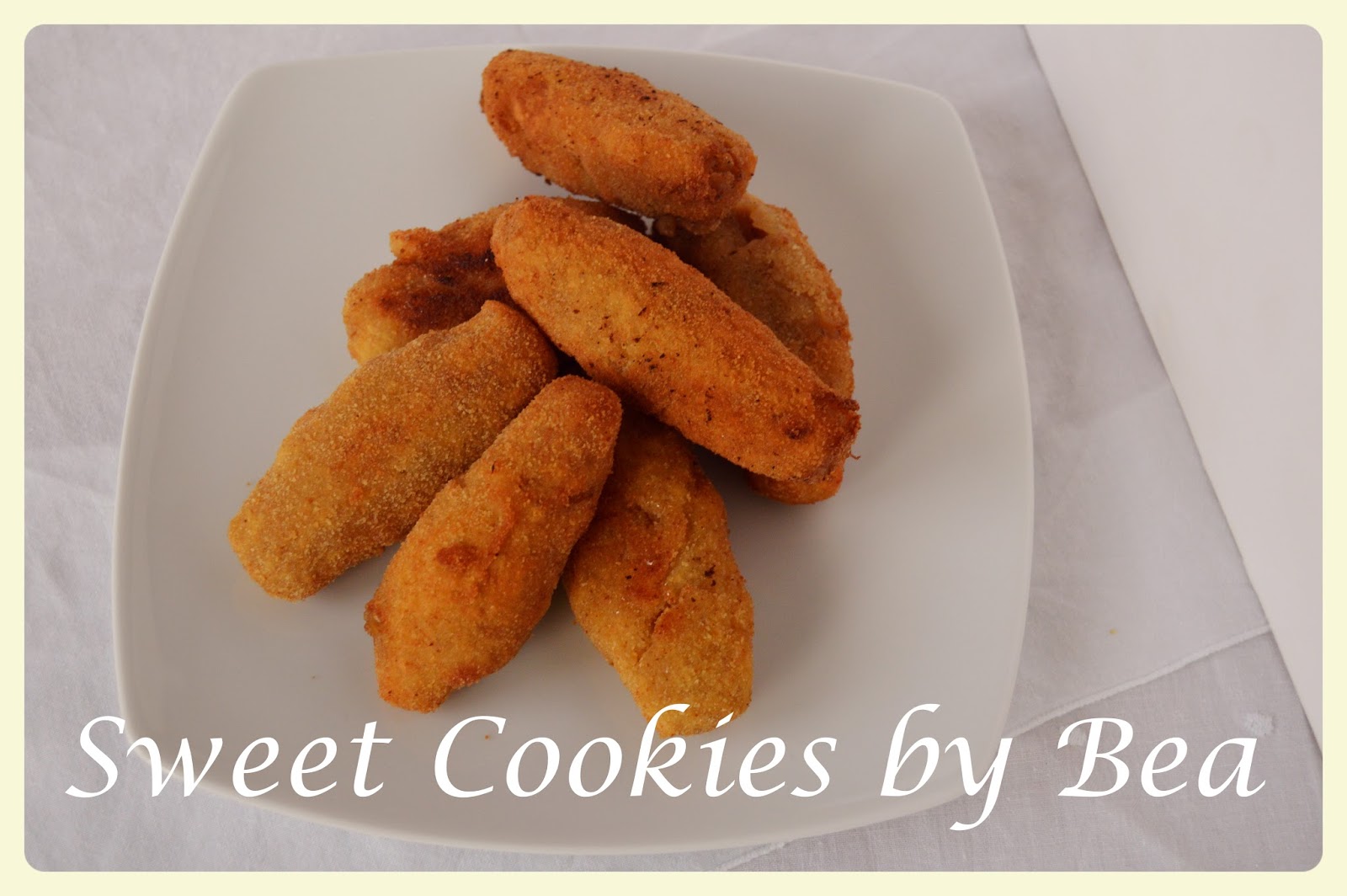 Sweet Cookies by Bea Croquetas de cebolla caramelizada y feta