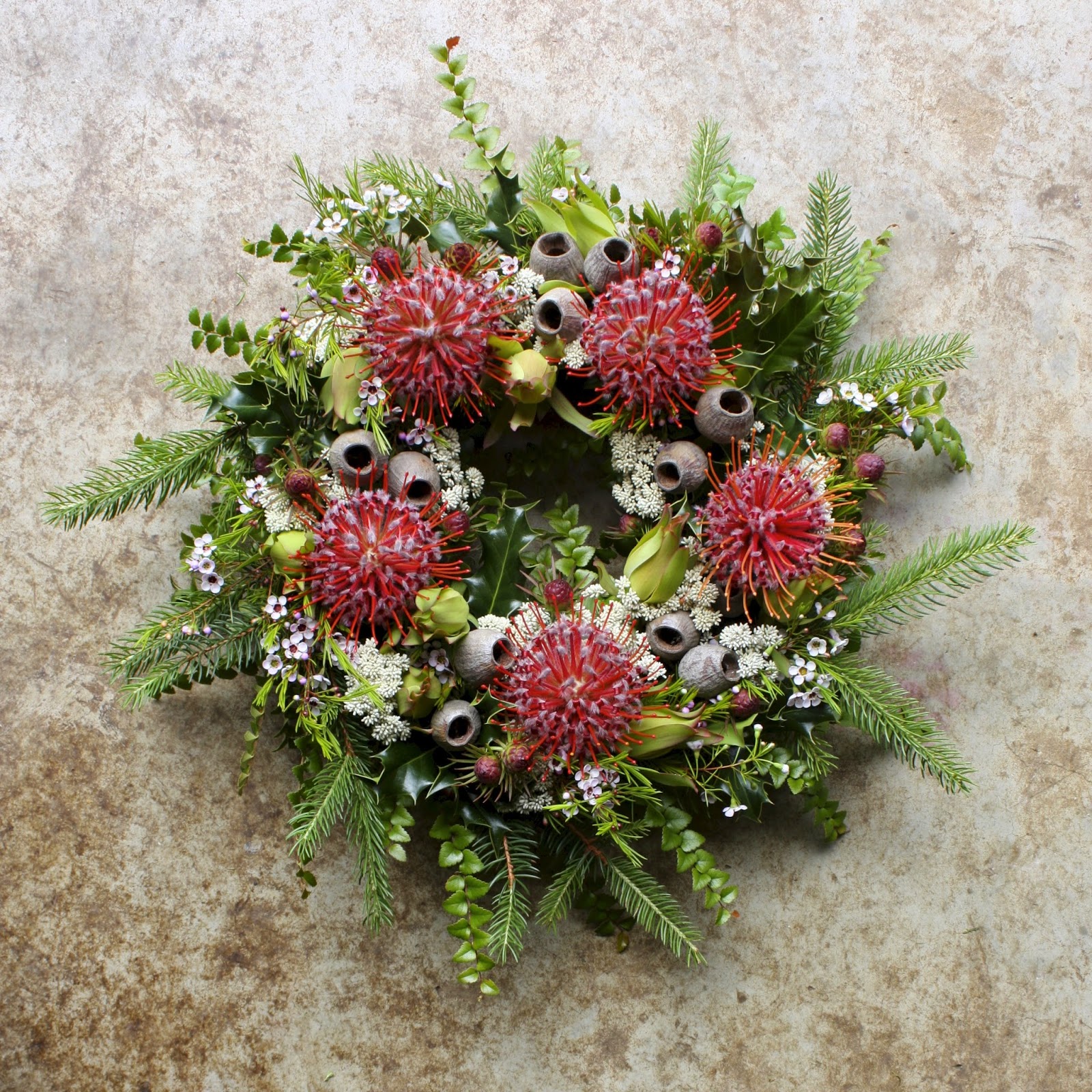 Swallows Nest Farm How to Make a Fresh Native Christmas Wreath