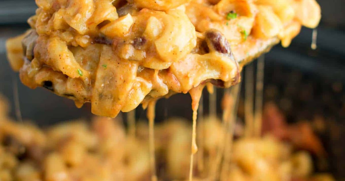 Slow Cooker Vegetarian Chili Mac Sahara's Cooking