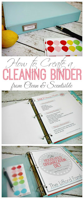 How to create a cleaning binder