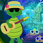 Games4King Guitar Playing Tortoise Escape