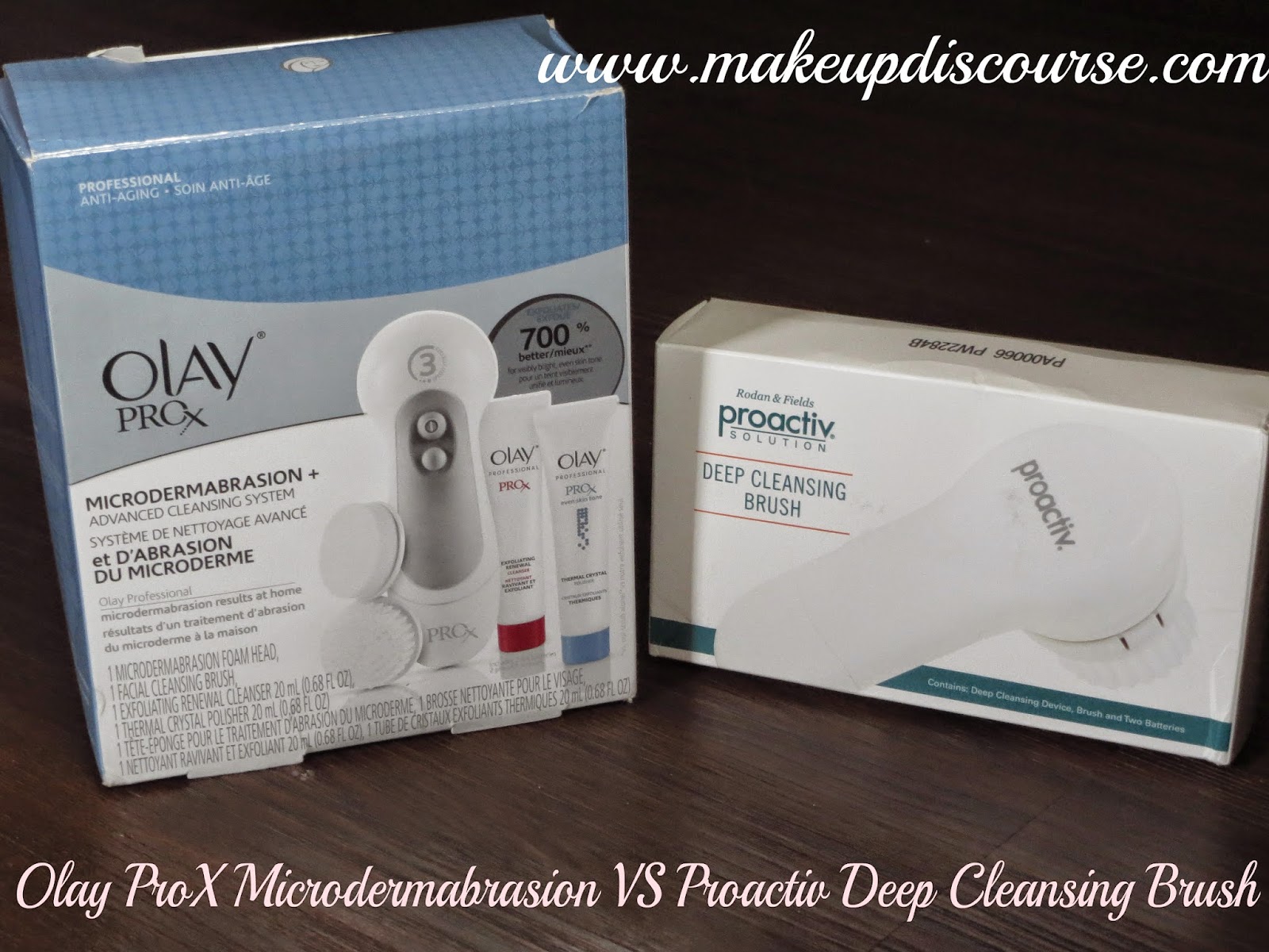 Olay Prox Microdermabrasion + Advanced Cleansing System, Proactiv Deep Cleansing Brush Review India