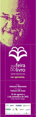 Lelaludens Blogspot PROGRAMAÇÃO DA 25ª FEIRA DO LIVRO DE SANTA CRUZ DO SUL