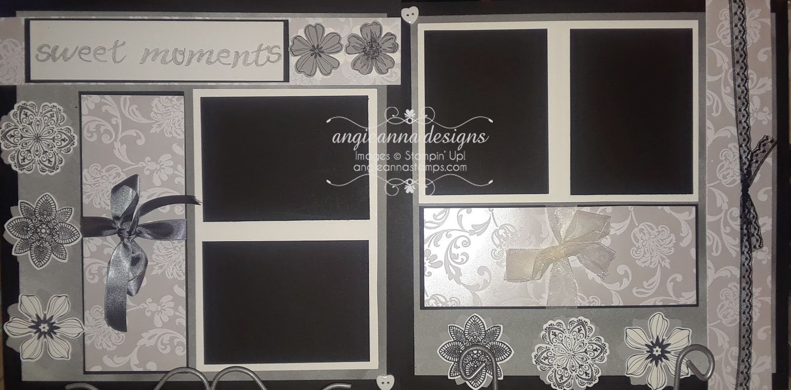 Angie Anna Stamps Stampin up July Scrapbook kits!