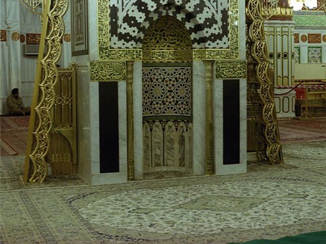 Inside Masjid Nabvi Beautiful