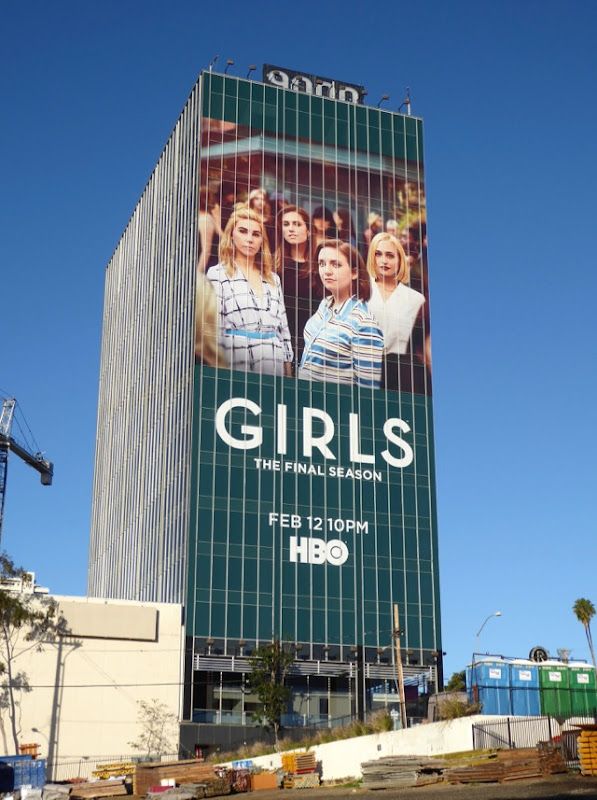 Giant Girls season 6 HBO billboard Giant Girls season 6 HBO billboard