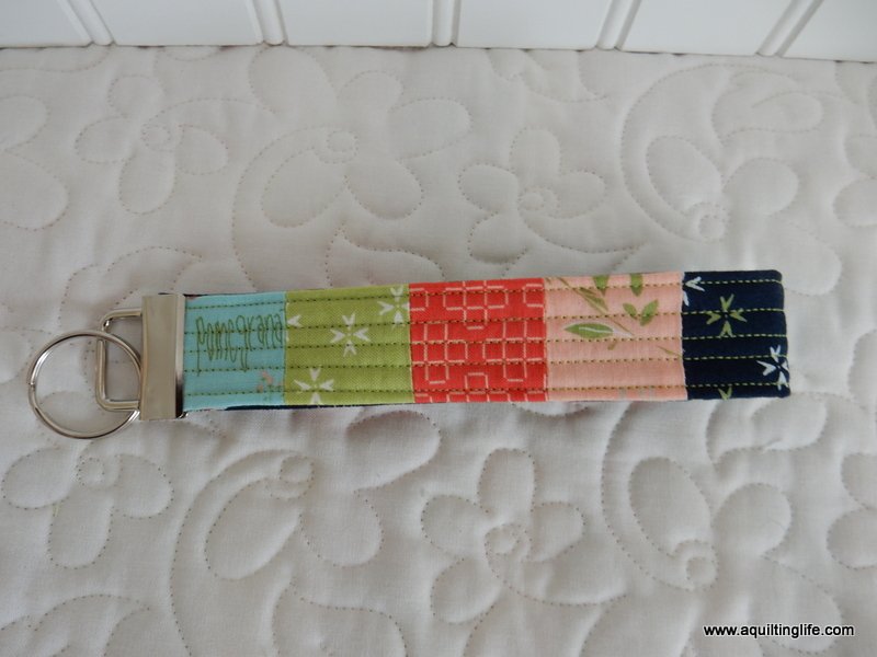 How to Make a Patchwork Key Fob A Quilting Life a quilt blog