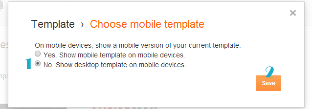 Choose the mobile