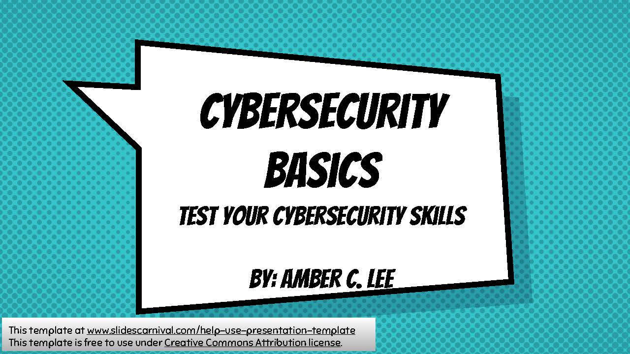 cyber security presentation