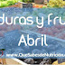 Verduras y frutas el mes: abril