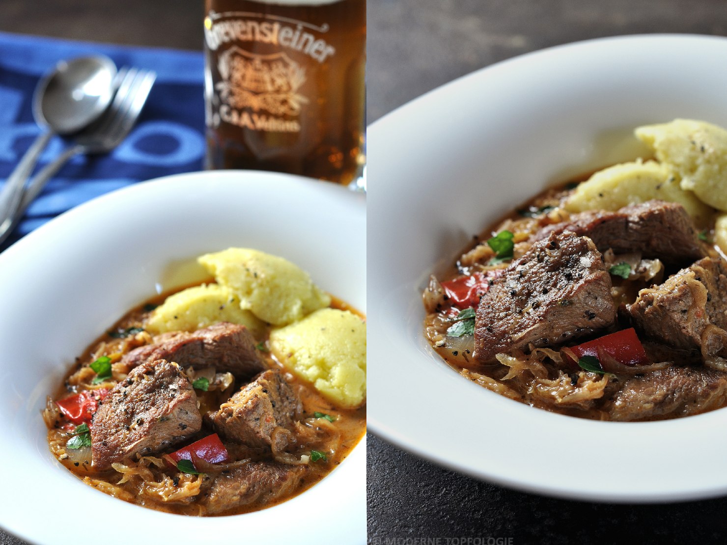 Szegediner Gulasch - mit Kraut, aber ohne Kümmel - Moderne Topfologie ...