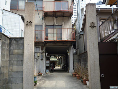 福島天満宮注連柱 福島天満宮注連柱