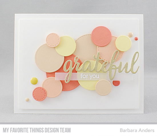 Handmade card by Barbara Anders featuring products from My Favorite Things #mftstamps