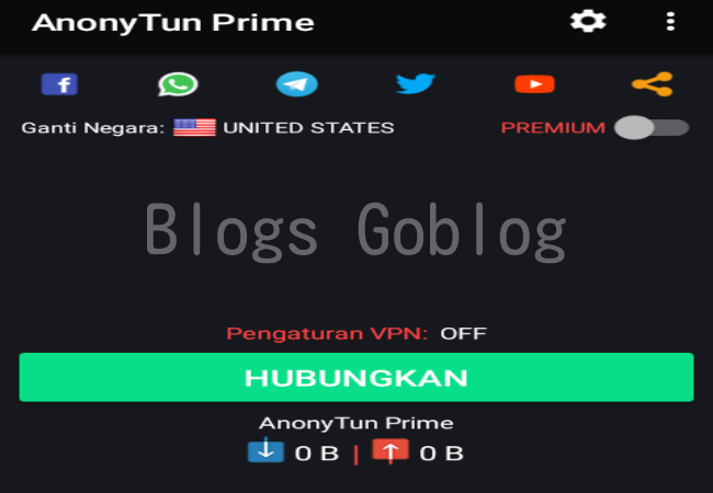 AnonyTun Prime V3.0 (19) Mod Unlimited Pro Bahasa Indonesia Terbaru