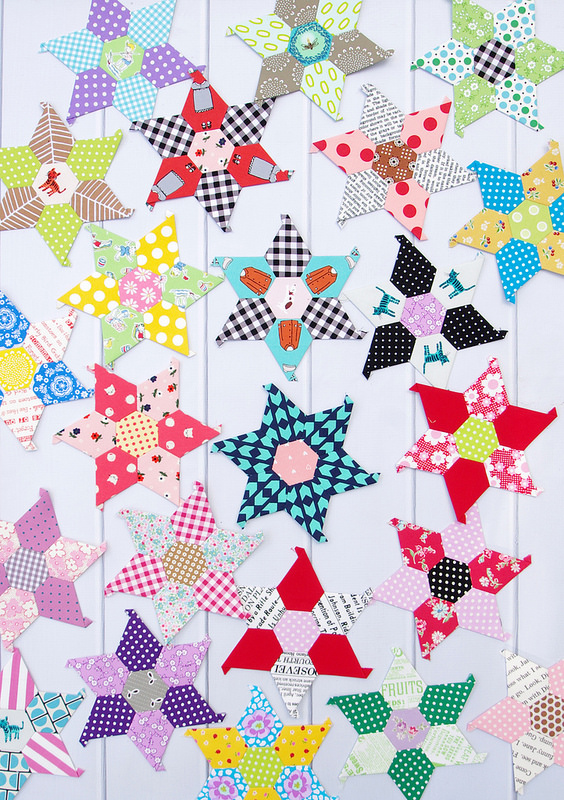 The Daisy Chain Quilt - An English Paper Piecing Project | Red Pepper Quilts 2016