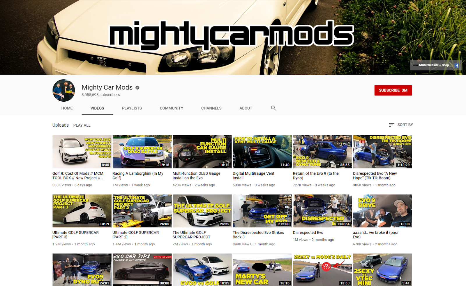 Mighty Car Mods YouTube mightycarmods .com Mighty Car Mods YouTube mightycarmods .com