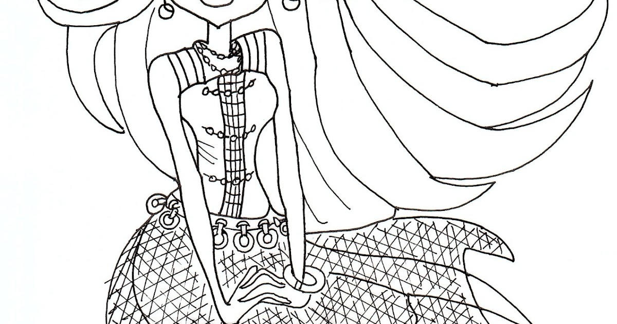 Free Printable Monster High Coloring Pages Floating Spectra Coloring Page
