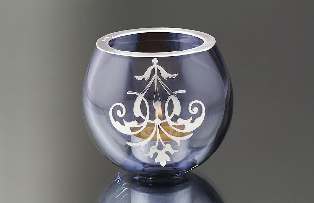 Frazer and Haws -Azure Tlight Holder Frazer and Haws -Azure Tlight Holder
