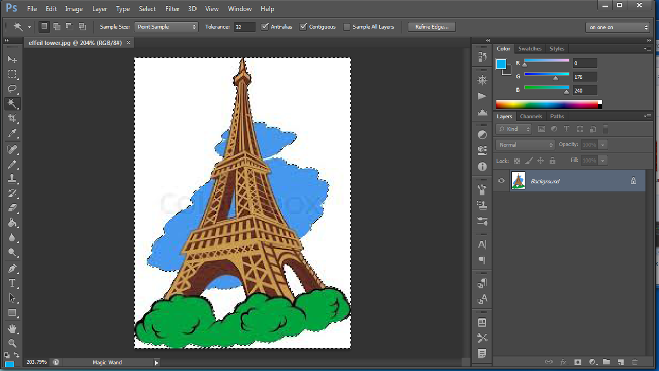 AiChu's R541 Blog How to use CS6 to erase unwanted photo