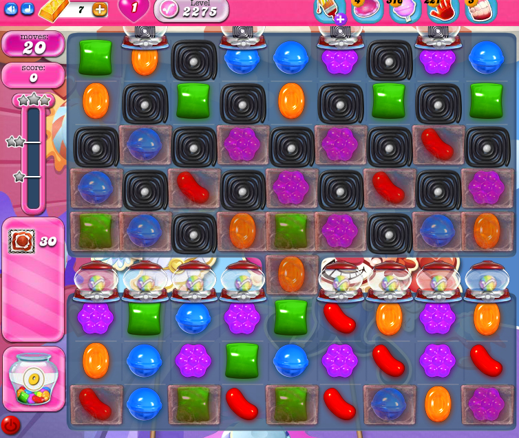 Candy Crush Saga level 2275 Candy Crush Saga level 2275