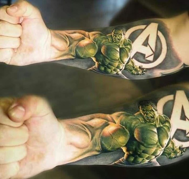 tatuagens do Incrível Hulk tatuagens do Incrível Hulk