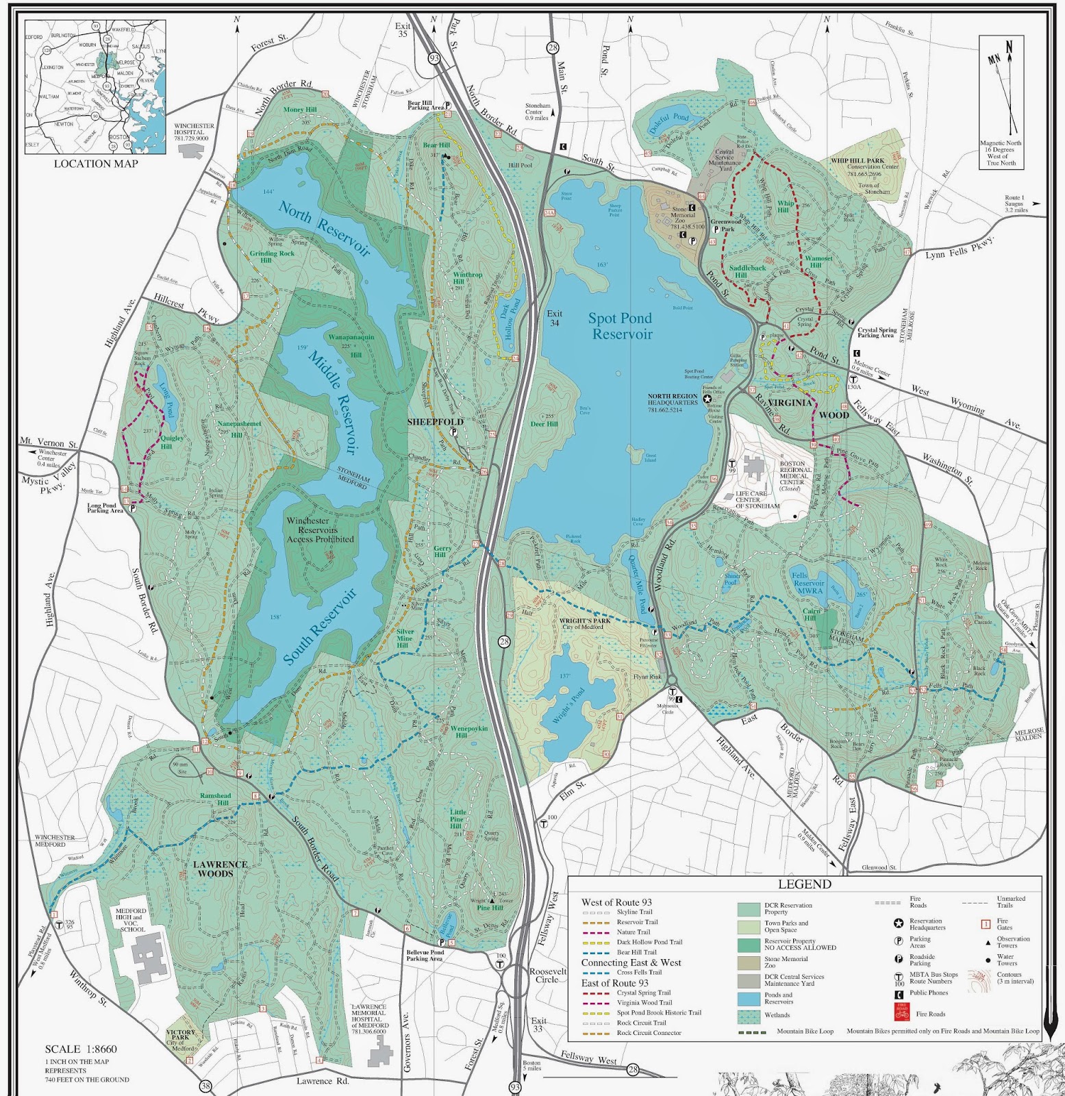Breakheart Outdoors: Middlesex Fells Hike - Too Much Time To Think