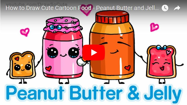 How to draw cute cartoon jars on YouTube