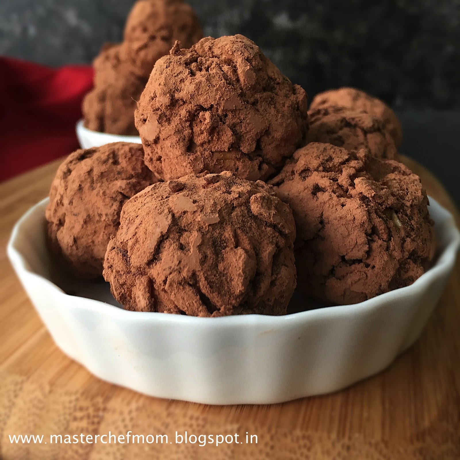 MASTERCHEFMOM Chocolate Truffle Energy Balls No Bake Energy Balls