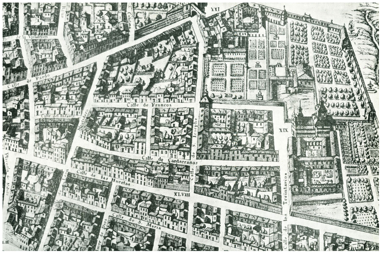 mi Lope de Vega calle de Lope de Vega y calle de Cervantes (Madrid)