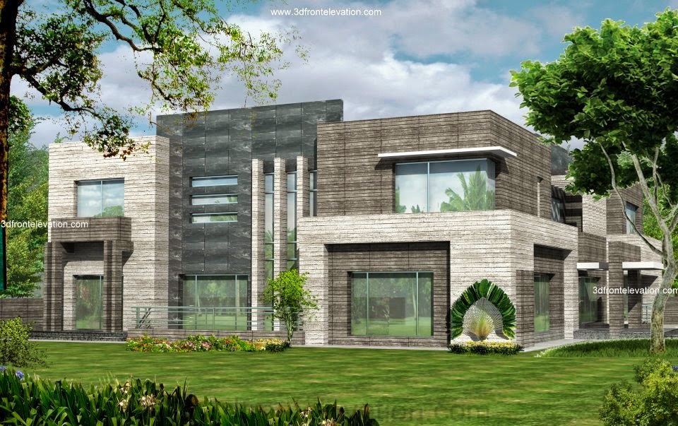 Karachi 2 kanal Modern Contemporary Beautiful House Design + Basement ...