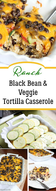 Ranch Black Bean & Veggie Tortilla Casserole Recipe