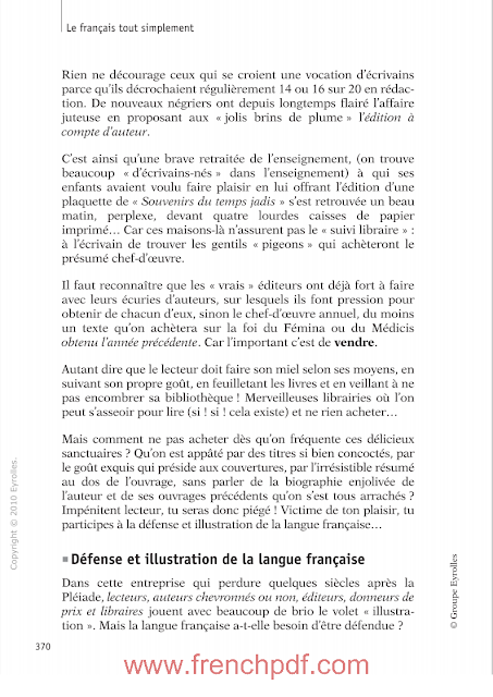 Le Français tout simplement en pdf de Jean-Pierre Colin Le Français tout simplement en pdf de Jean-Pierre Colin