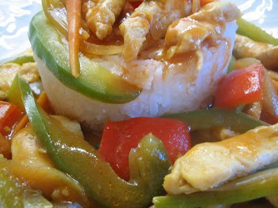 Thai recipe for bell peppers - Fried pork with bell peppers