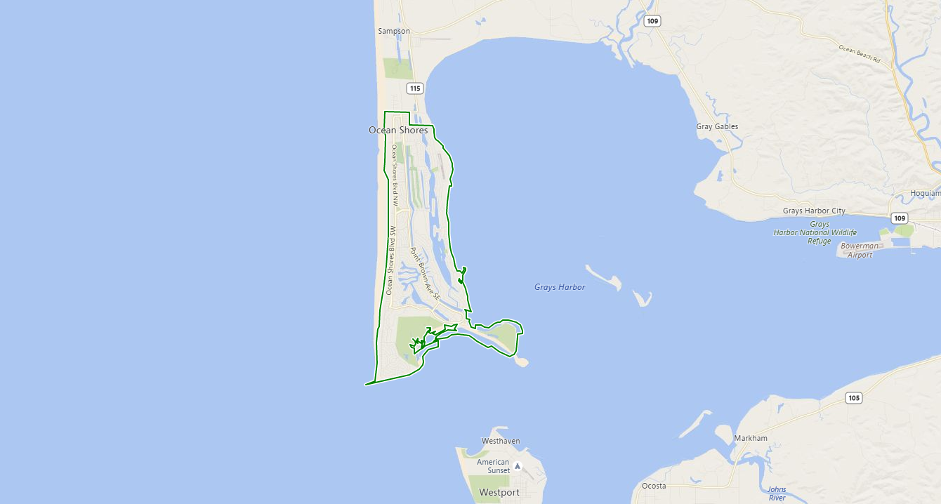 Washington Department of Ecology Comment on Ocean Shores’ new