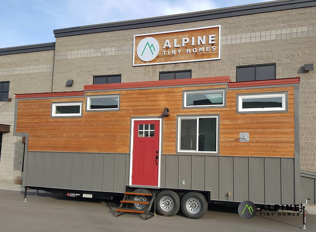 Cape Cod Home From Alpine Tiny Homes [ TINY HOUSE TOWN ]