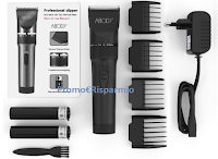 Festa del Papà? Tagliacapelli professionale, ricaricabile, lame ceramica e titanio, set clipper : sconto 56% Logo Festa del Papà? Tagliacapelli professionale, ricaricabile, lame ceramica e titanio, set clipper : sconto 56%