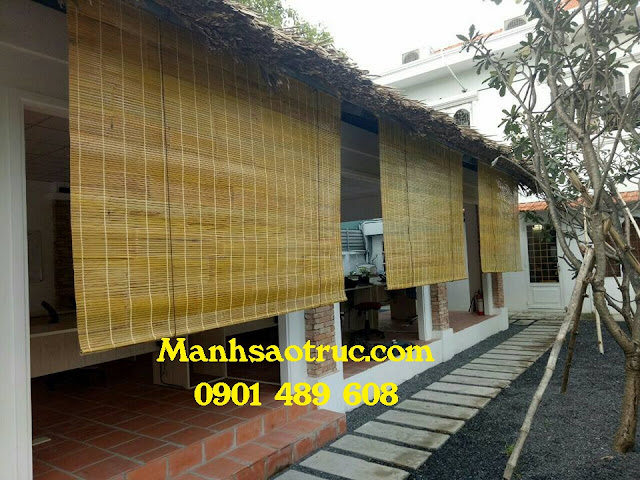 Mành nứa che nắng ngoài trời Mành nứa che nắng ngoài trời
