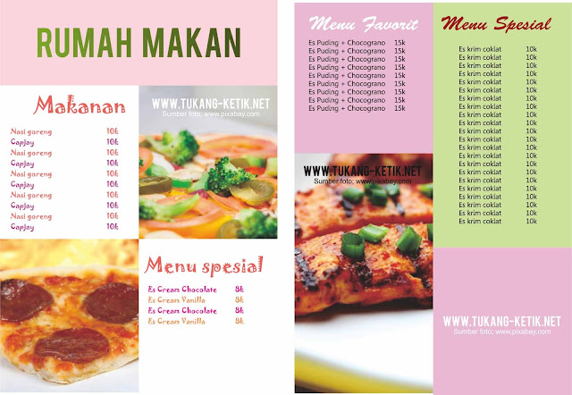 Desain Daftar Menu Makanan Corel | desain menu makanan dan minuman simple coreldraw gratis Desain Daftar Menu Makanan Corel | desain menu makanan dan minuman simple coreldraw gratis