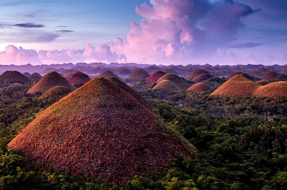 Chocolate Hills Philippines Map Chocolate Hills, Bohol