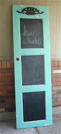 Teal Chalkboard Door (SOLD)