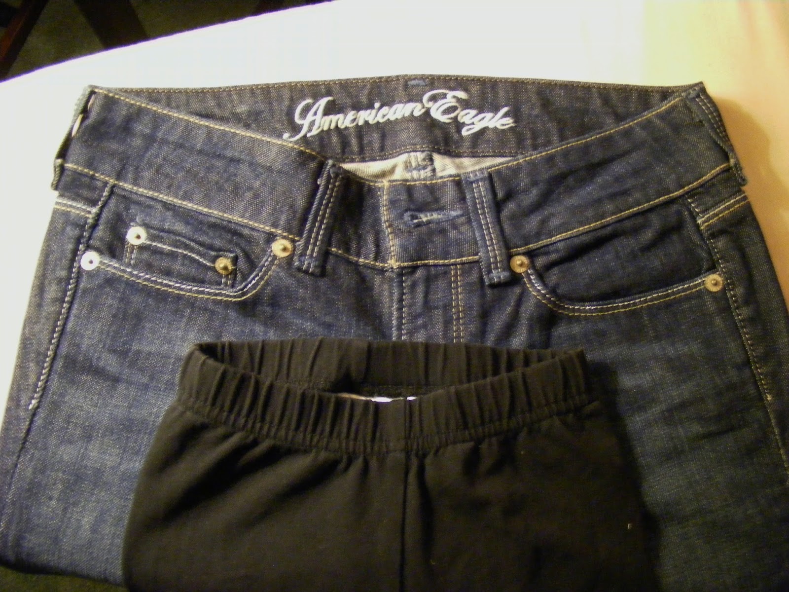 Maternity Makeover How To Turn Regular Jeans Into Maternity Jeans