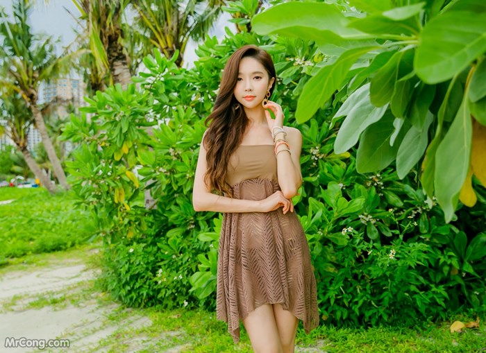 Beautiful Park Soo Yeon in the beach fashion picture in November 2017 (222 photos) photo 5-10