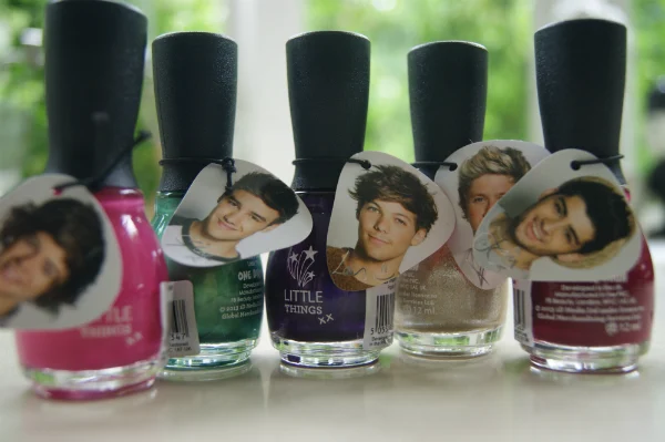 One Direction Nail Polishes Review and Swatches