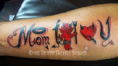 Cute Devil Tattoo Designs,Mom I Love You Tattoo Designs